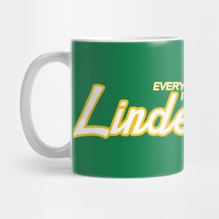 Everyone I Know is from Lindenhurst Classic logo Mug